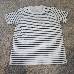 Blue Crown Black and White T-Shirt